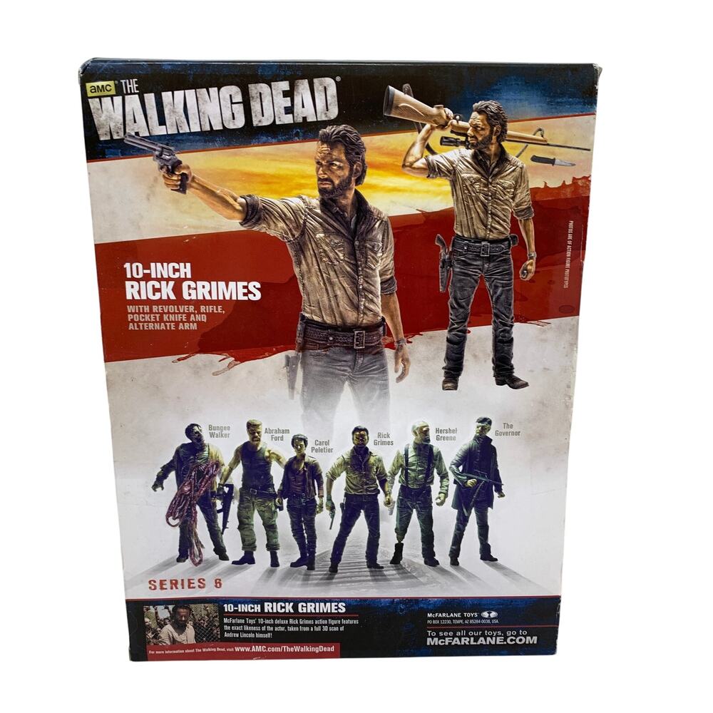 McFarlane The Walking Dead 10" Rick Grimes Action Figure Ages 13+ NEW - Picture 2 of 3